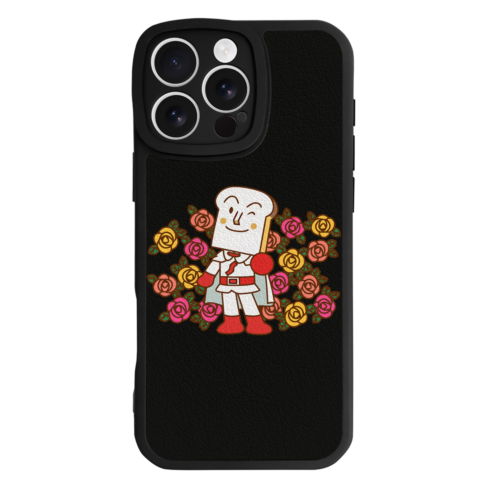 （画像用） アンパンマン Anpanman 【iPhone 16シリーズ対応】シリコンスマホケース（レザー調） 材質：シリコン